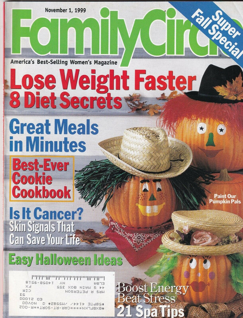 Family Circle Mag Great Meals In Minutes November 1, 1999 092719nonr