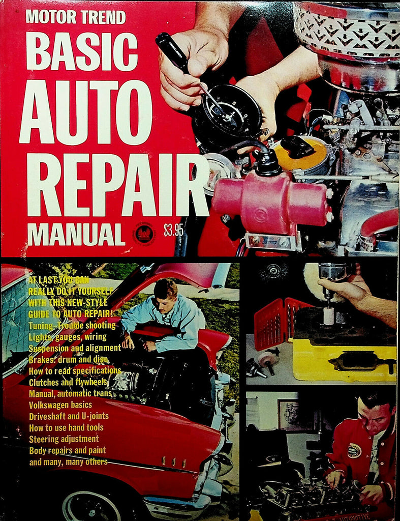 Motor Trend Basic Auto Repair Manual 1968 VW Clutches Flywheels 051420DBE