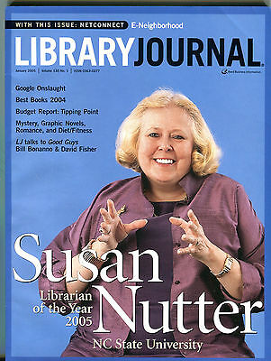 Library Journal Magazine January 2005 Susan Nutter EX FAA 030816jhe