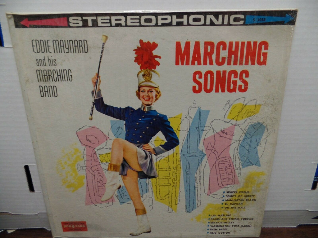 Eddie Maynard Marching Songs Spin-0-Rama S-3058 33rpm 081616DBE