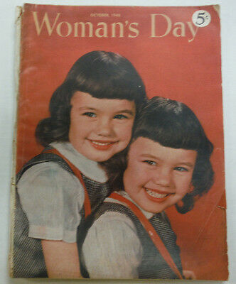 Woman's Day Magazine Dining Room Chairs October 1948 061115R