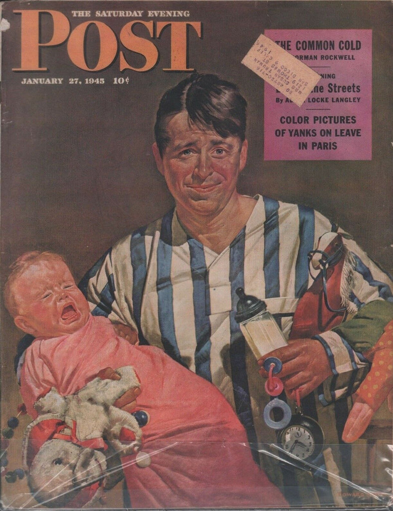 Saturday Evening Post January 27 1945 Howard Scott Norman Rockwell 102518DBPost