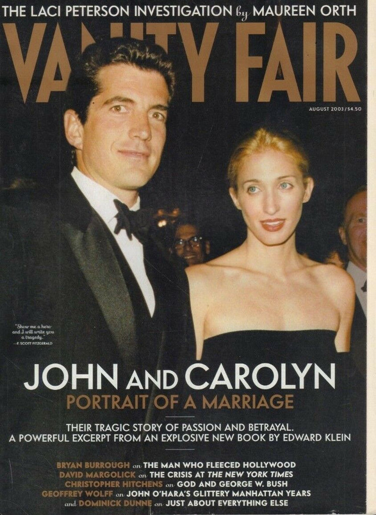 Vanity Fair August 2003 John F Kennedy Jr Bryan Burrough 121718DBE