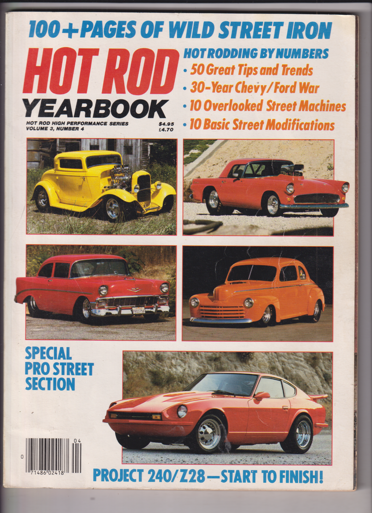 Hot Rod Yearbook Project 240/Z28 Vol.3 No.4 1980s 011820nonr