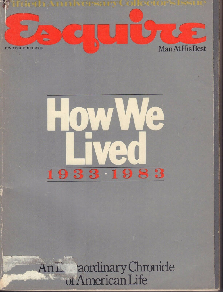 Esquire June 1983 How We Lived, Major Events 1930-1980 w/ML 082517DBE