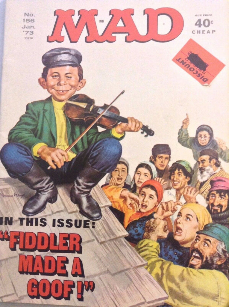 Mad Magazine Fiddler Made A Good January 1973 110417nonrh