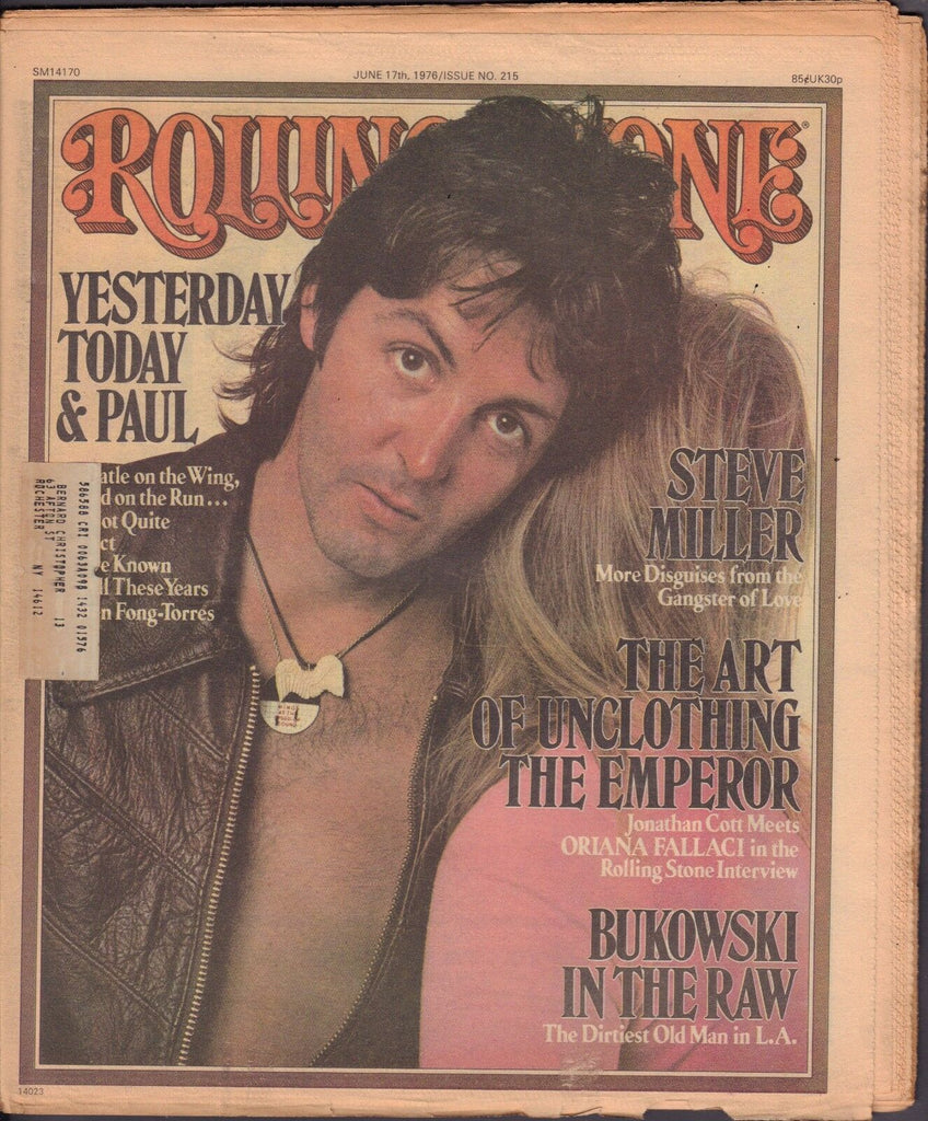 Rolling Stone June 17 1976 Paul McCartney, Steve Miller w/ML 122116DBE2