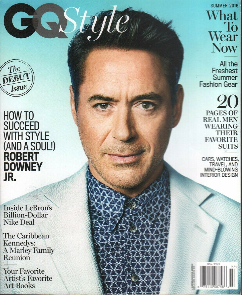 GQ Style Men's Fashion Summer 2016 Robert Downey Jr Marley Kennedy 031320AME