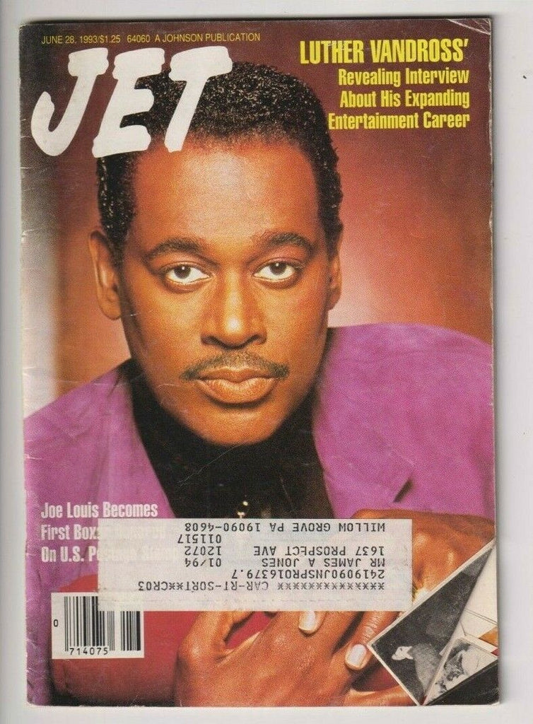 Jet Mag Luther Vandross Joe Louis June 28, 1993 112619nonr