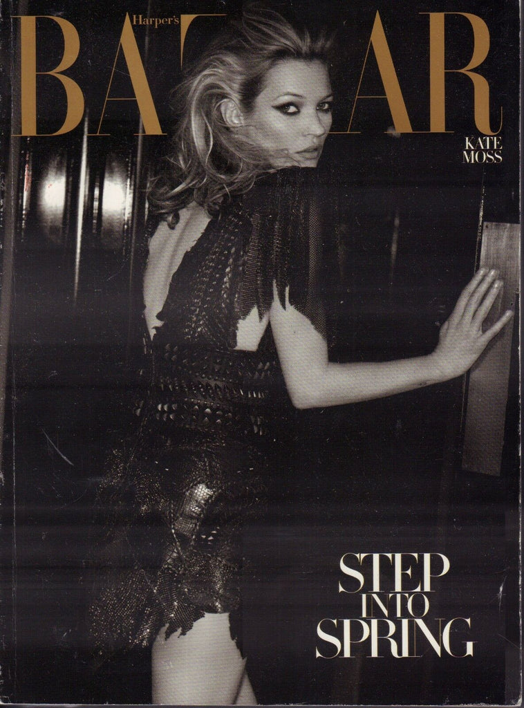 Harper's Bazaar Magazine March 2010 Kate Moss 072417nonjhe