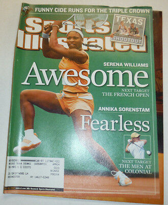 Sports Illustrated Magazine Serena Williams & Annika Sorenstam May 2003 012815R