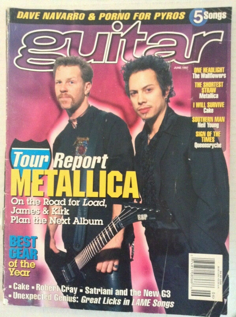 Guitar Magazine Metallica Robert Cray June 1997 032719nonrh