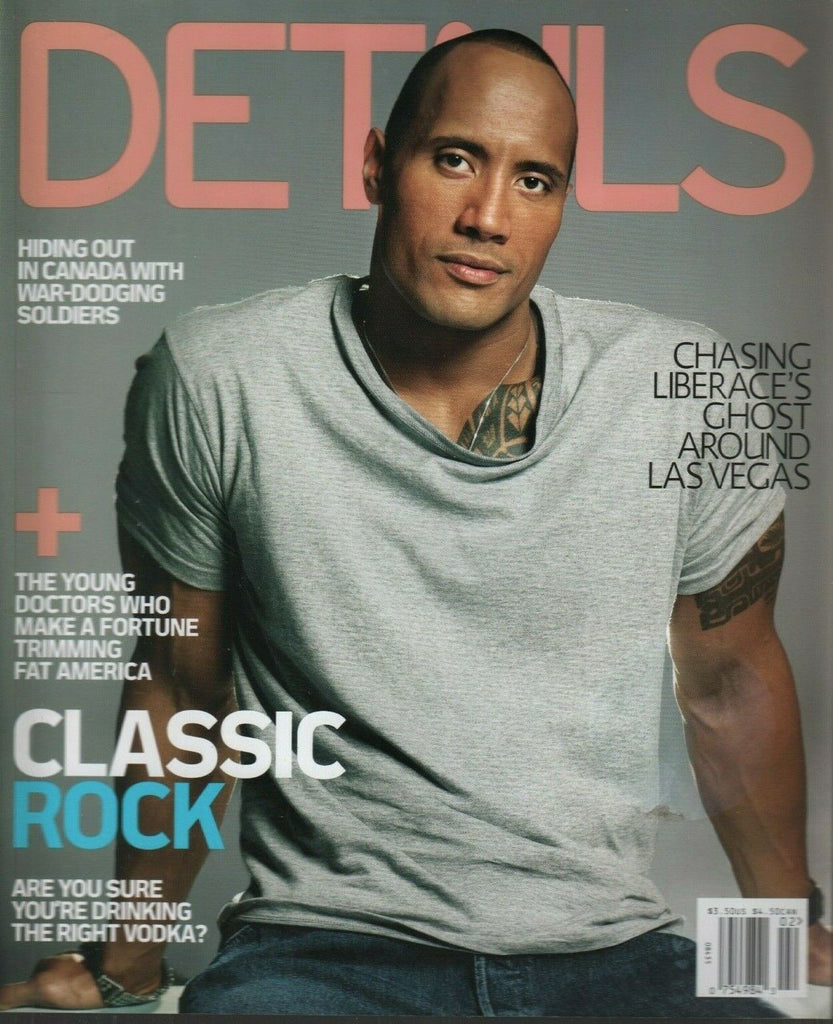 Details Magazine January/February 2005 Dwayne Johnson The Rock 111319AME