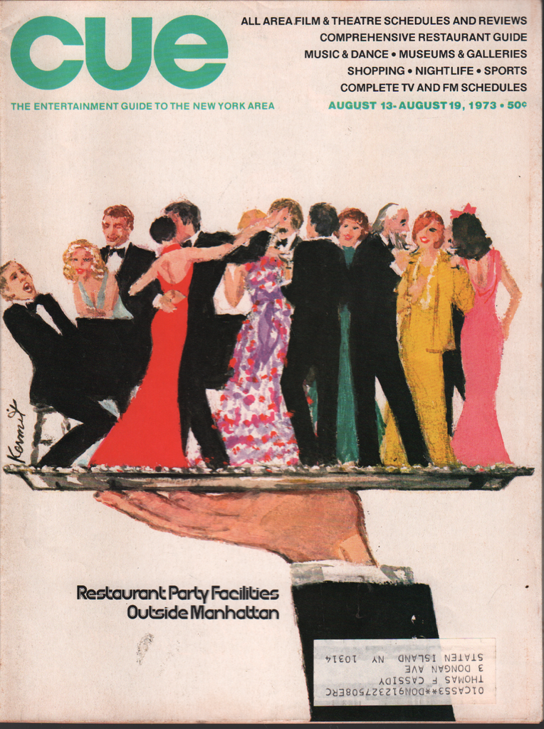 New York Cue Magazine August 13 1973 Janet Gaynor Charles Farrell 061020AME