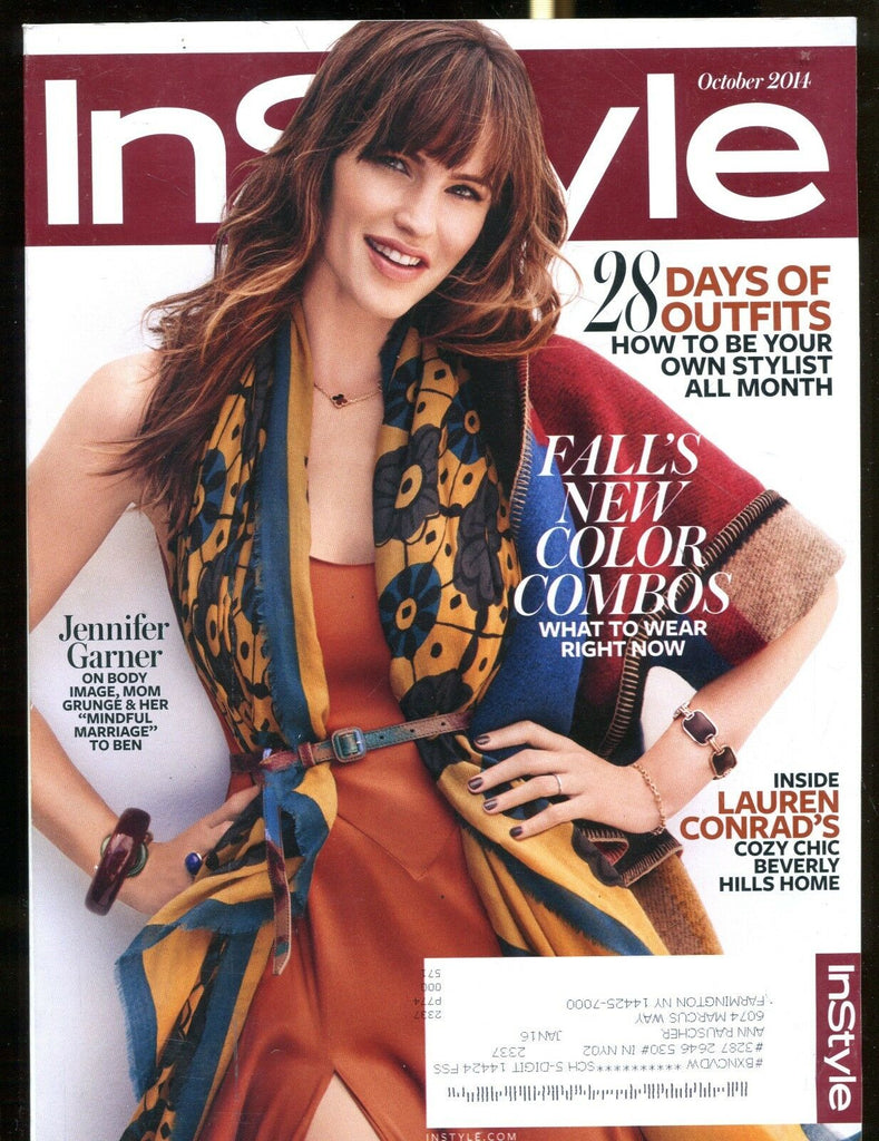 In Style Magazine October 2014 Jennifer Garner EX w/ML 122816jhe