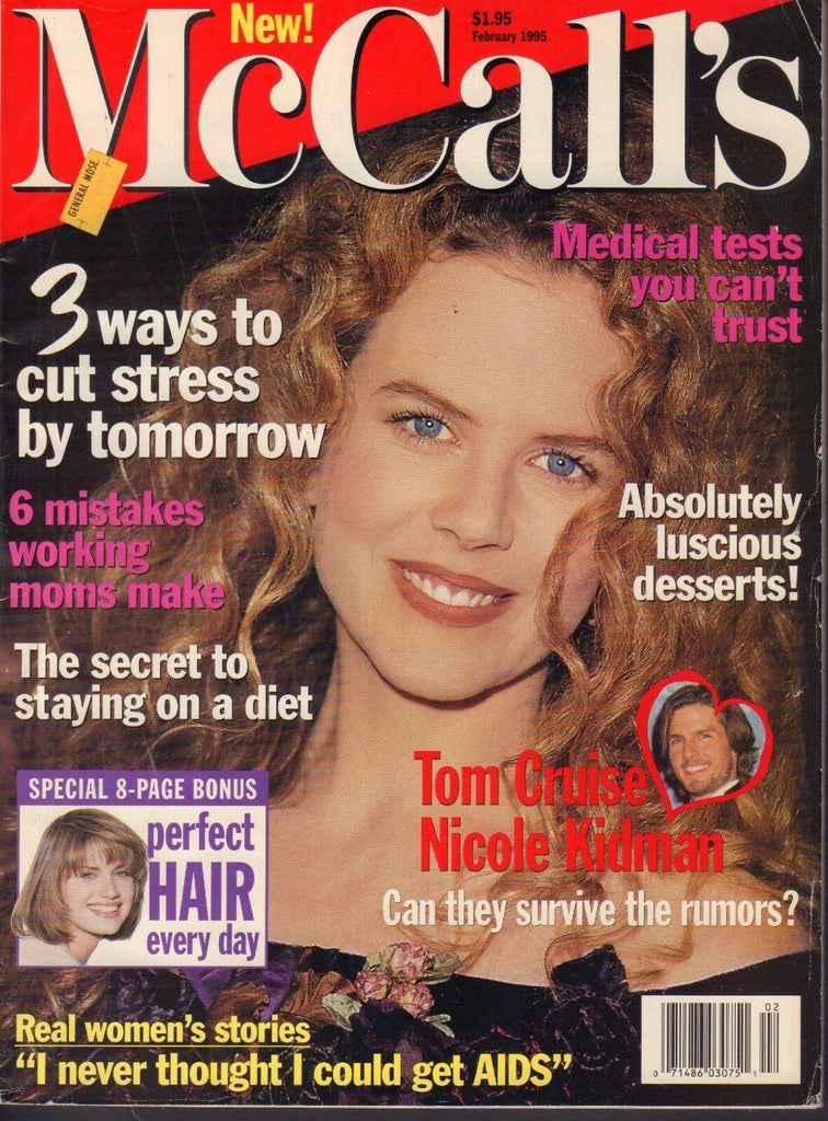 McCall's Magazine February 1995 NIcole Kidman Tom Cruise 082517nonjhe