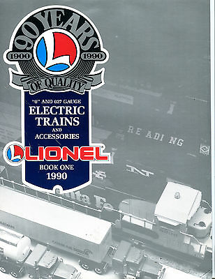 Lionel Electric Trains & Accessories 1990 Book One "0" 027 Gauge EX 071016jhe2