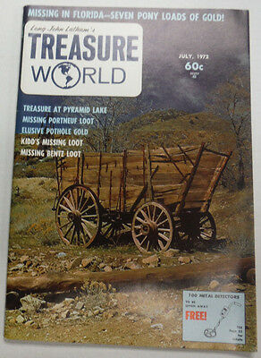 Treasure World Magazine Treasure At Pyramid Lake July 1972 070615R
