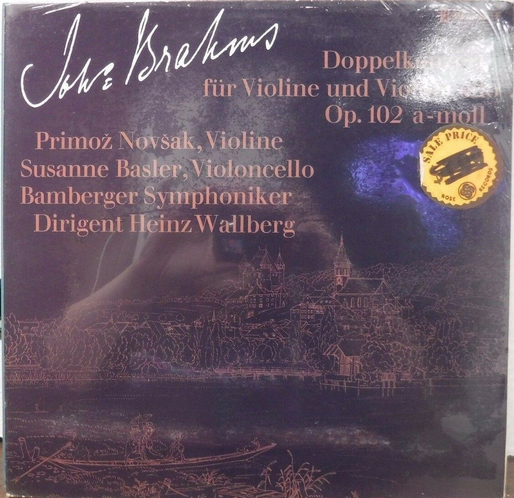 John Brahms Doppelkonzert fur violine und violoncello 33RPM D8014 012217LLE