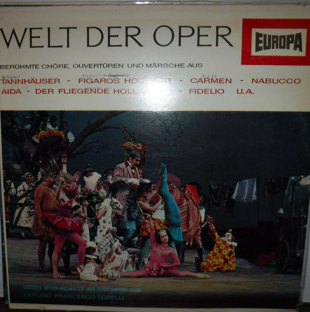 Welt Der Oper Leitung Francesco Torelli Europa Records 010218LLE