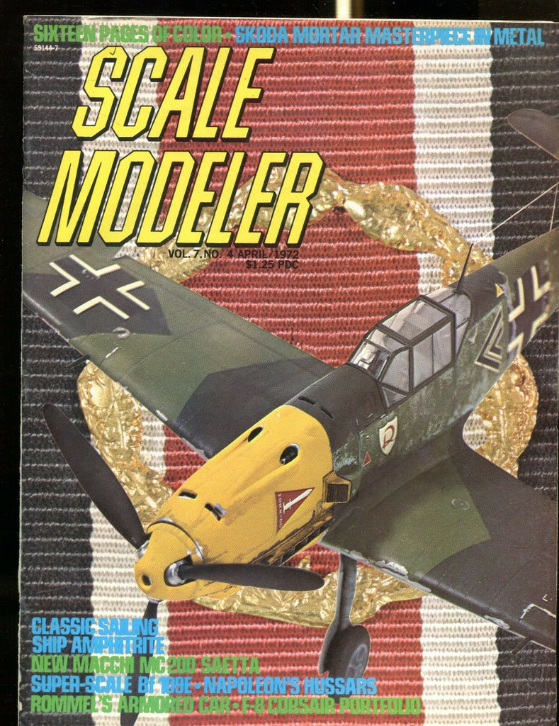 Scale Modeler Magazine April 1972 Classic Sailing EX No ML 122916jhe