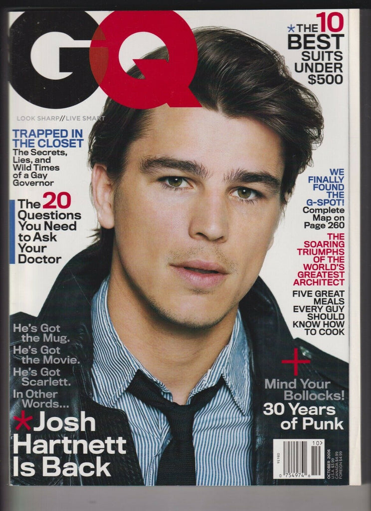GQ Magazine Josh Hartnett 10 Suits Under 500$ October 2006 NO ML 031020nonr