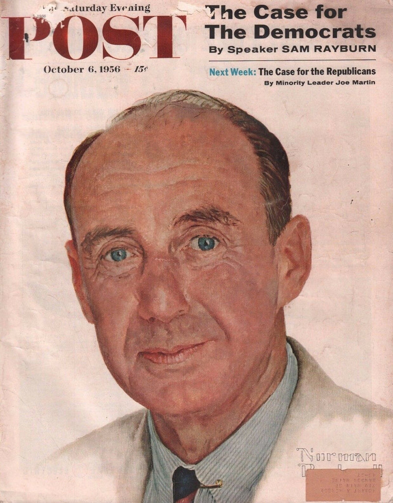 The Saturday Evening Post October 6 1956 Norman Rockwell w/ML 080217nonDBE