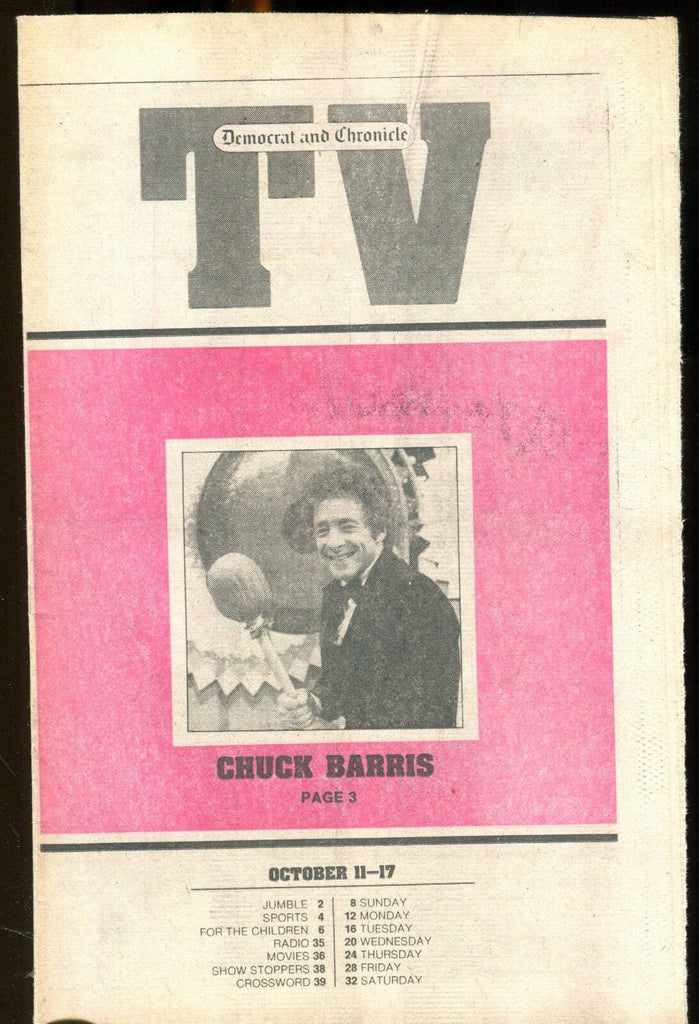 TV Democrat & Chronicle Oct, 11-17 1981 Chuck Barris EX 022117nonjhe