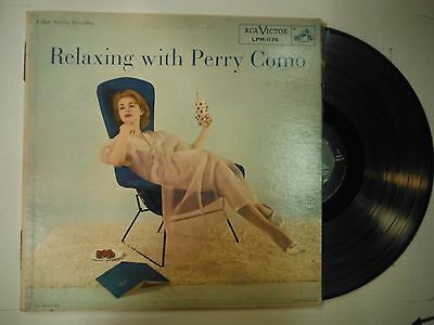 33 RPM Vinyl Perry Como Relaxing With Perry Como RCA Victor LPM1176 112614KME