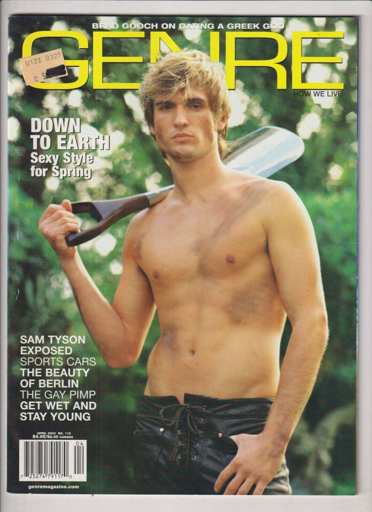 Genre Gay Fashion Mag Sam Tyson Brad Gooch April 2003 031020nonr