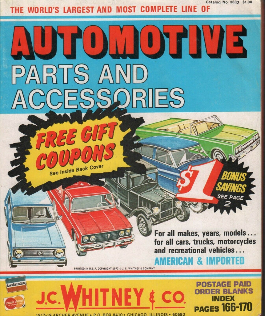 Antibiotika belastning Fortælle JC Whitney Automotive Parts & Accessories Catalog lot of 8 1970's 0503 – mr- magazine-hobby