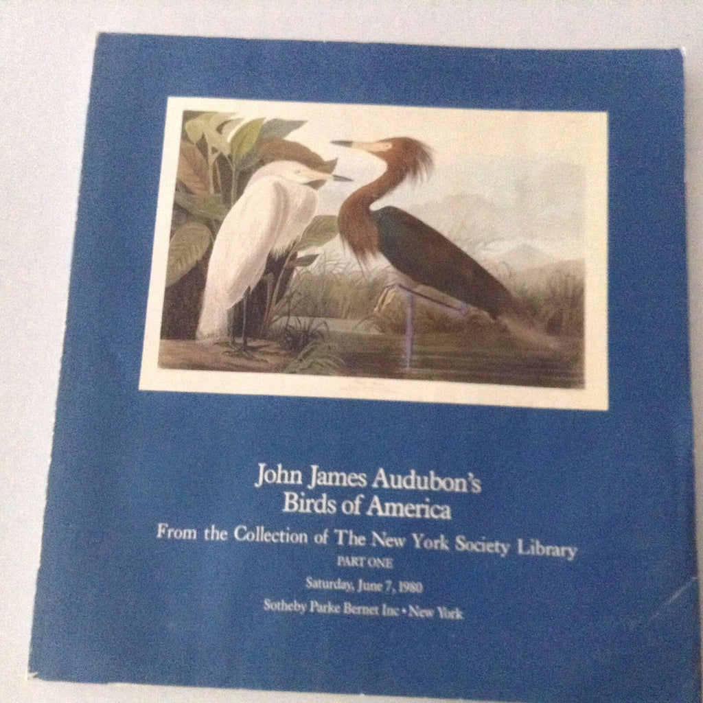 John James Audubon's Birds Of America Catalog June 7, 1980 062517nonrh2