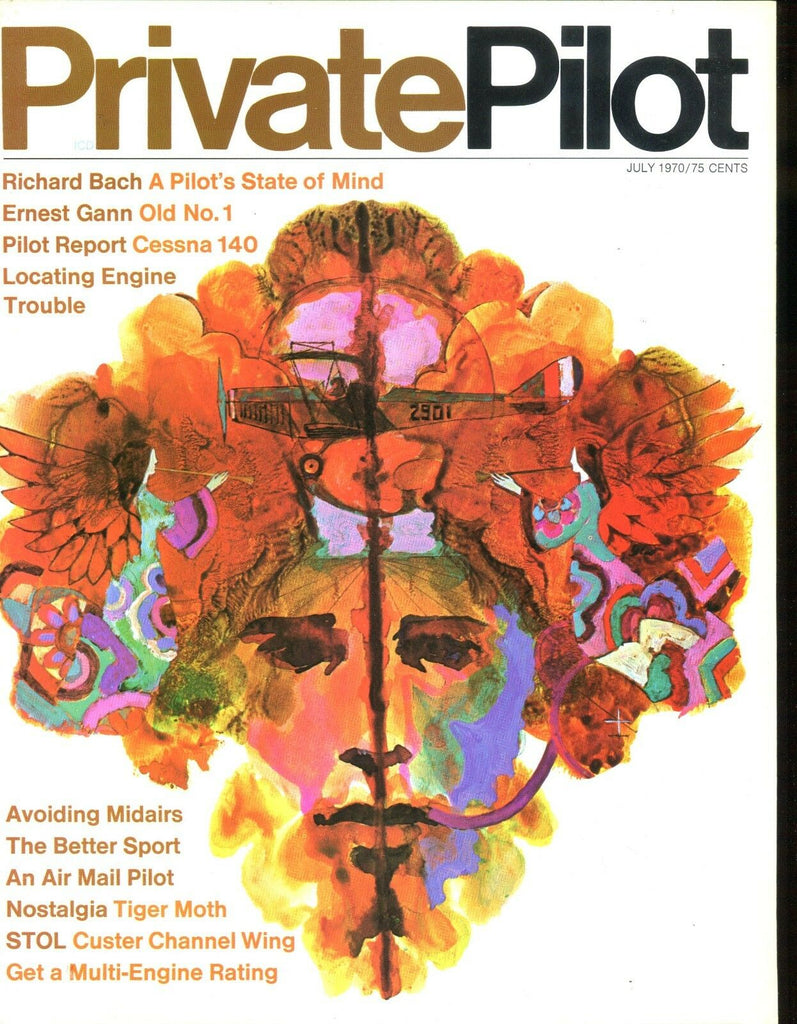 Private Pilot Magazine July 1970 Cessna 140 EX No ML 121916jhe