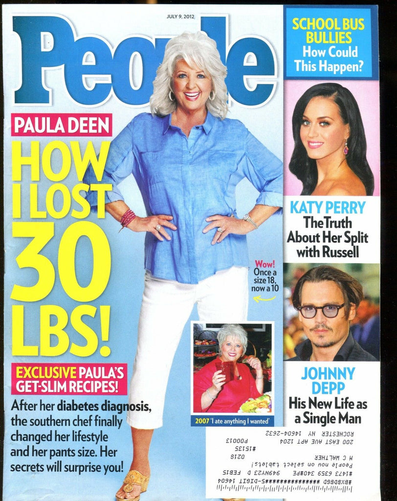 People Magazine July 9 2012 Paula Deen EX w/ML 021517jhe