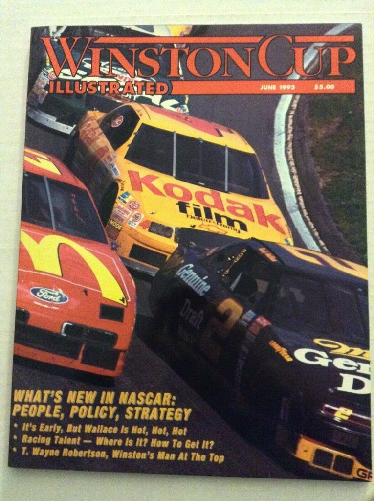 Winston Cup Illustrated Rusty Wallace Brian France June 1993 082819nonrh