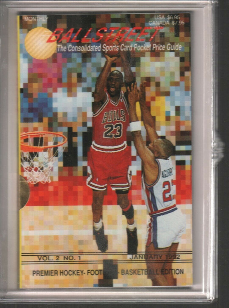 Ballstreet Journal January 1992 Michael Jordan Cards Intact NEW 101619AME4