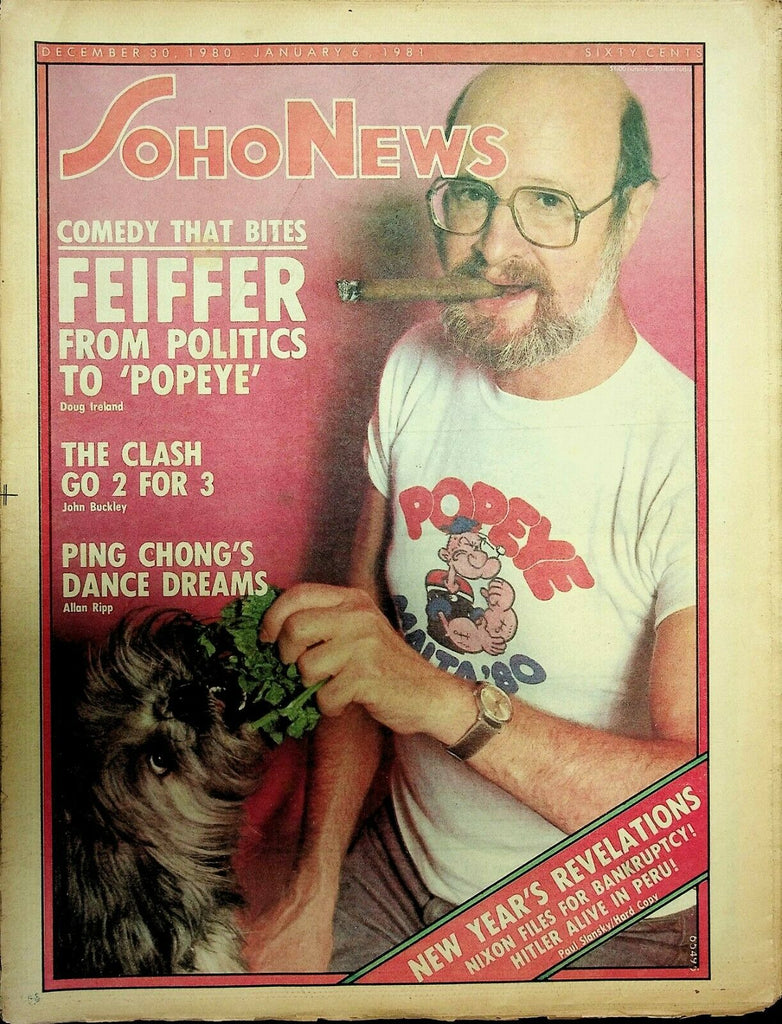 Soho News NYC Dec 30-Jan 6 1981 Ping Chong Richard Nixon The Clash 091120ame