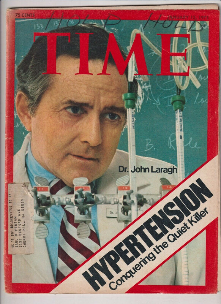 Time Mag Dr.John Laragh January 13, 1975 112619nonr