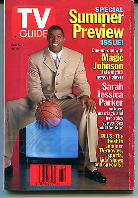 TV Guide June 6-12, 1998 Magic Johnson Summer Preview EX NO ML 121015jhe
