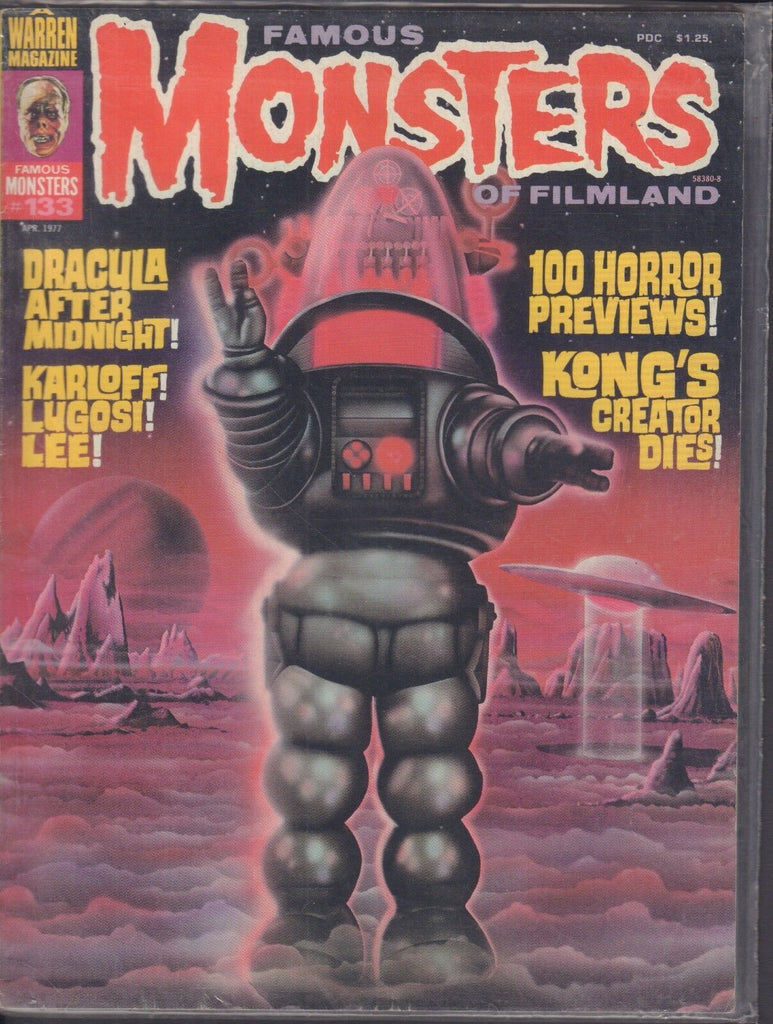 Famous Monsters April 1977 Dracula Karloff Lugosi 013018DBE