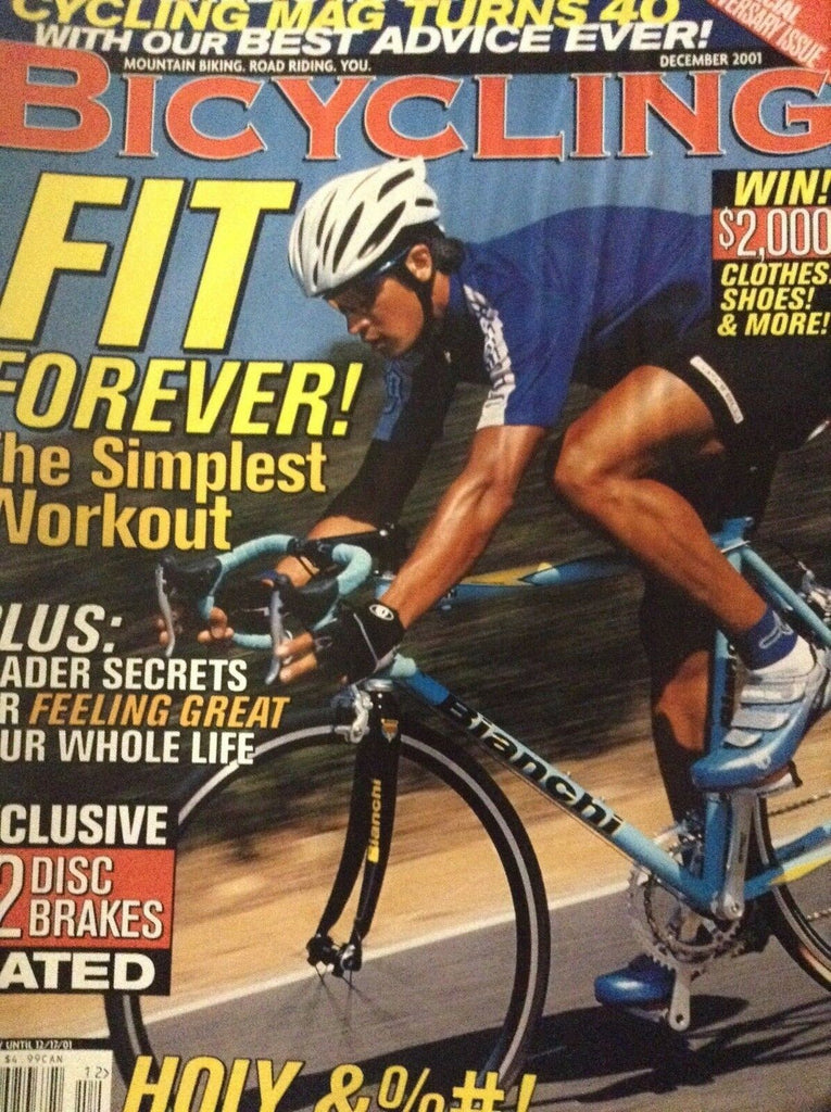 Bicycling Magazine 22 Disc Brakes Fit Forever December 2001 122418nonrh