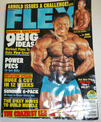 Flex Magazine Kris Dim & Power Pecs June 2004 112114R