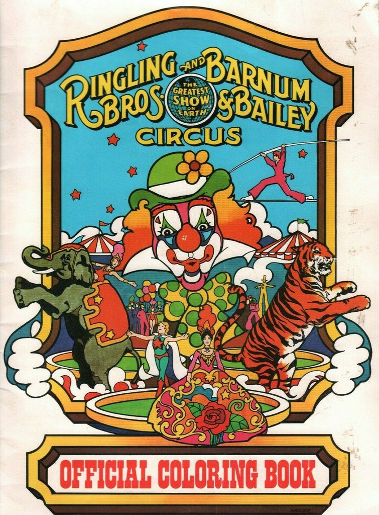 Ringling Bros Barnum & Bailey Circus 1979 Official Coloring Book 011020AME2