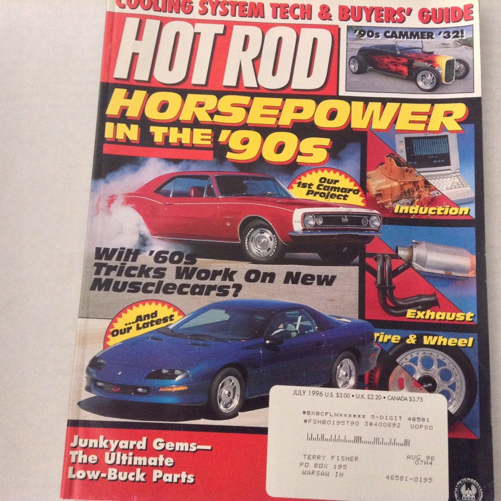 Hot Rod Magazine New Musclecar Horsepower July 1996 062017nonrh