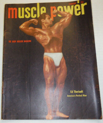 Muscle Power Magazine Ed Theriault February 1950 111914R
