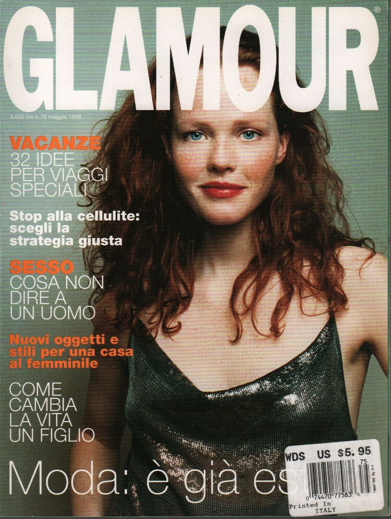 Glamour Italian Fashion Magazine May 1998 Andrea Adriatico 022620AME2