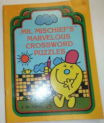 Mr.Mischief's Marvelous Crossword Puzzles Booklet UNUSED 032515R2