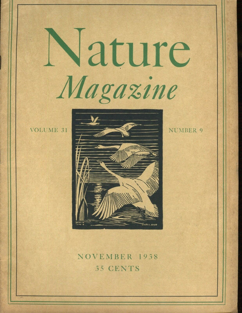 Nature Magazine November 1938 Geese VG No ML 020617jhe