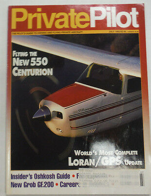 Private Pilot Magazine Flying The 550 Centurion July 1992 FAL 060815R