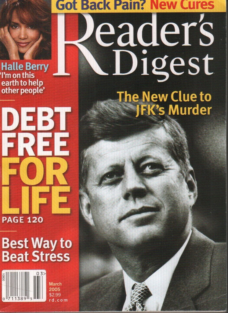 Reader's Digest March 2005 John F Kennedy Halle Berry 061719AME